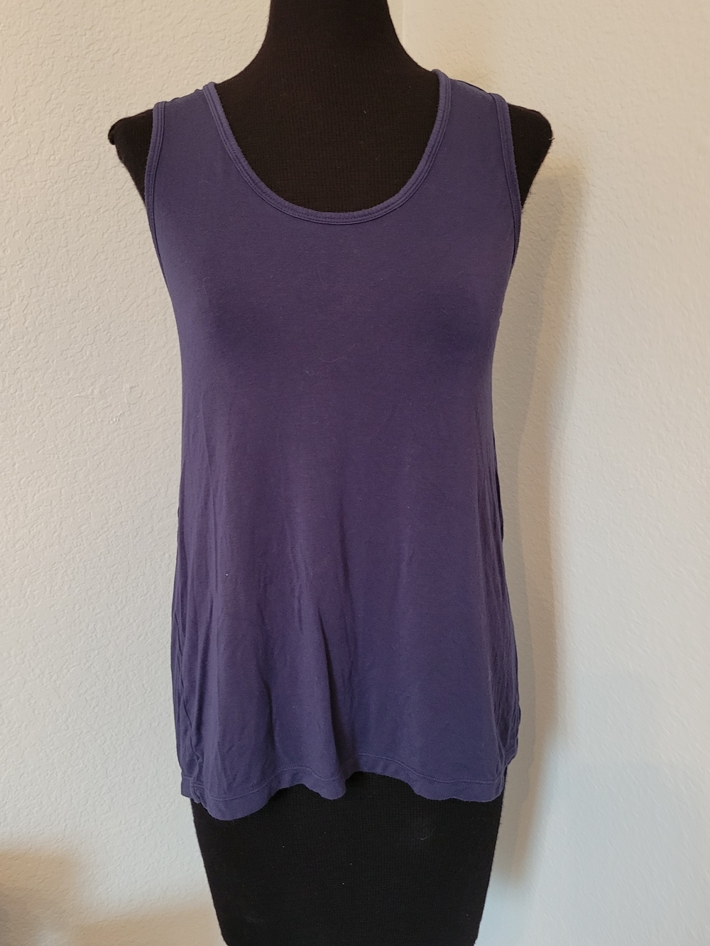 Tory Sport Navy Scoop Neck Tank Top